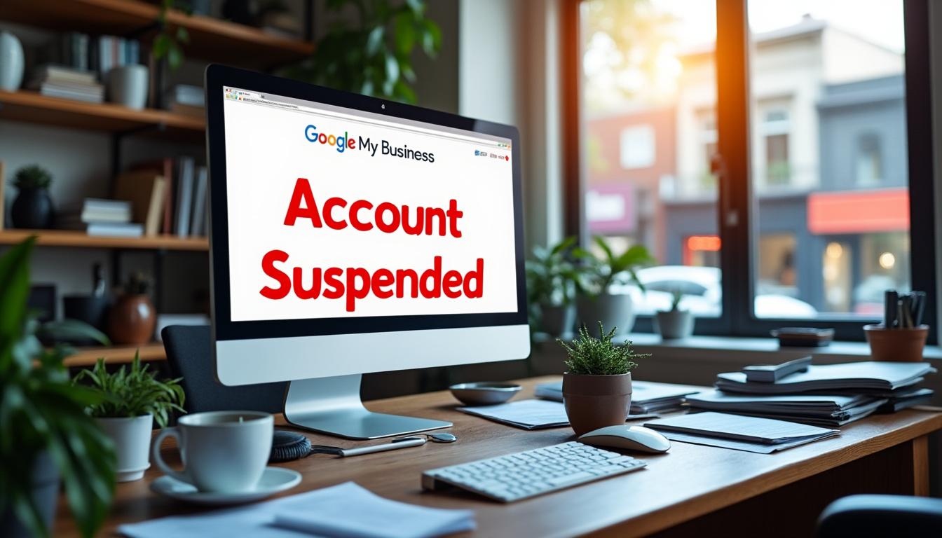 Fiche Google My Business suspendue pour spam ou mots-clés