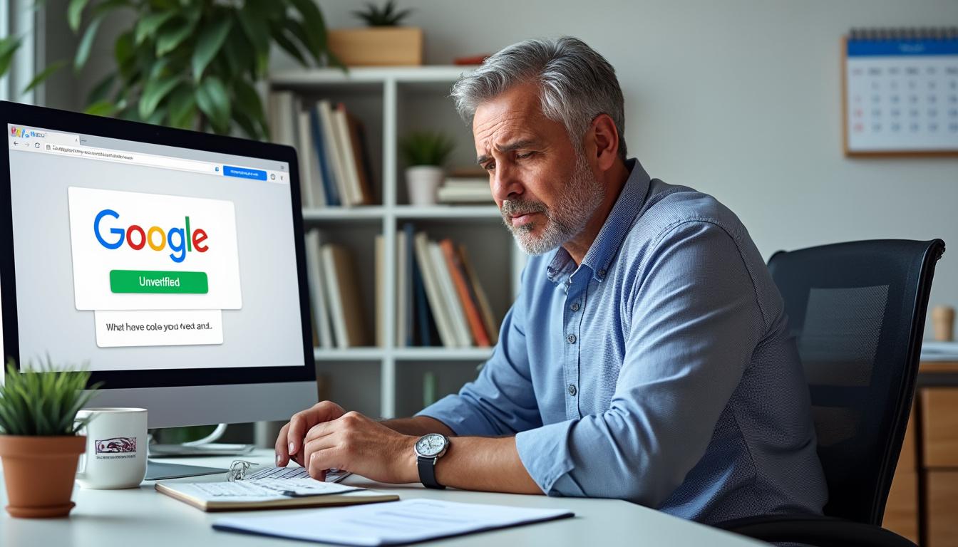 découvrez les étapes essentielles pour résoudre le problème de votre fiche google my business marquée comme non vérifiée. apprenez comment vérifier votre entreprise, optimiser votre visibilité en ligne et garantir que vos clients vous trouvent facilement.