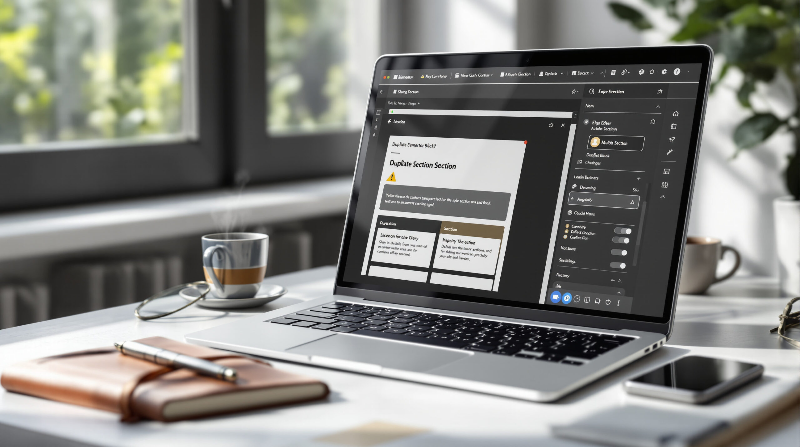 découvrez comment résoudre le problème d’impossibilité de dupliquer une section dans elementor sur wordpress et optimisez la création de vos pages rapidement.