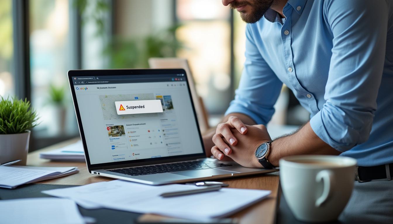 comprenez les raisons courantes de la suspension d'un compte google lié à une fiche google my business et découvrez comment rétablir l'accès pour optimiser la visibilité de votre entreprise en ligne.